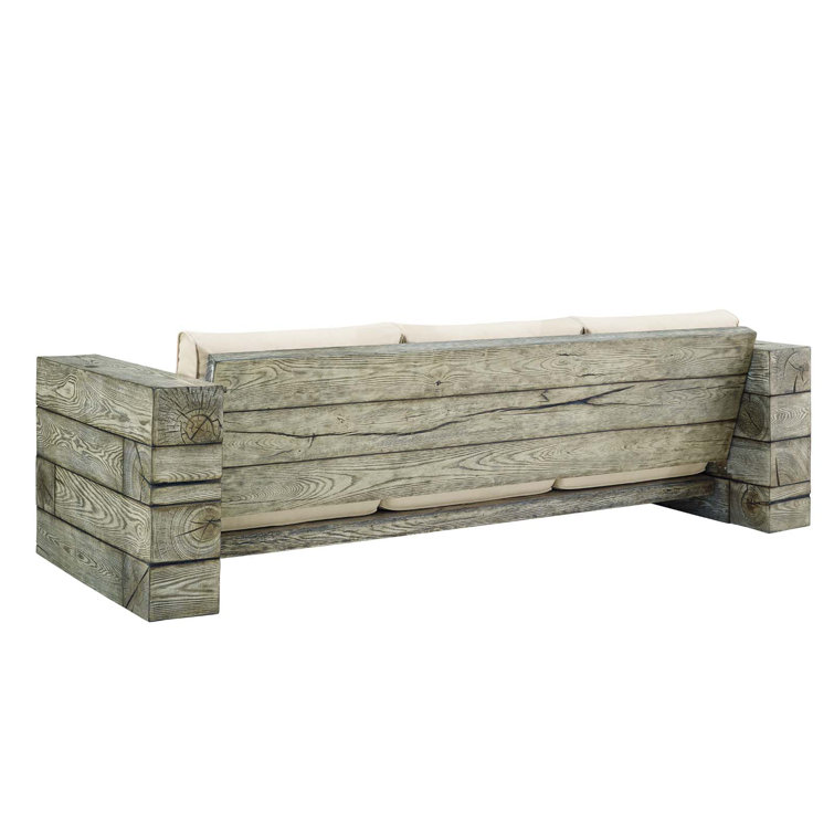 Rustic discount outdoor couch